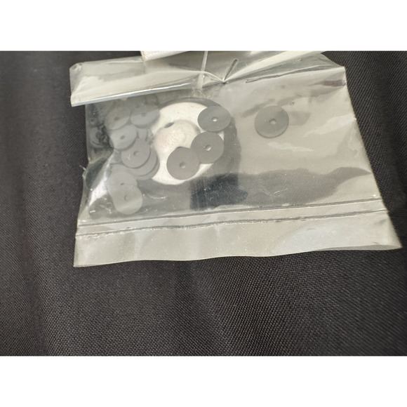 Lew Magram Black Sequins Evening Jacket XL 1-Button 3/4 Sleeves Lined Festive - Picture 5 of 10